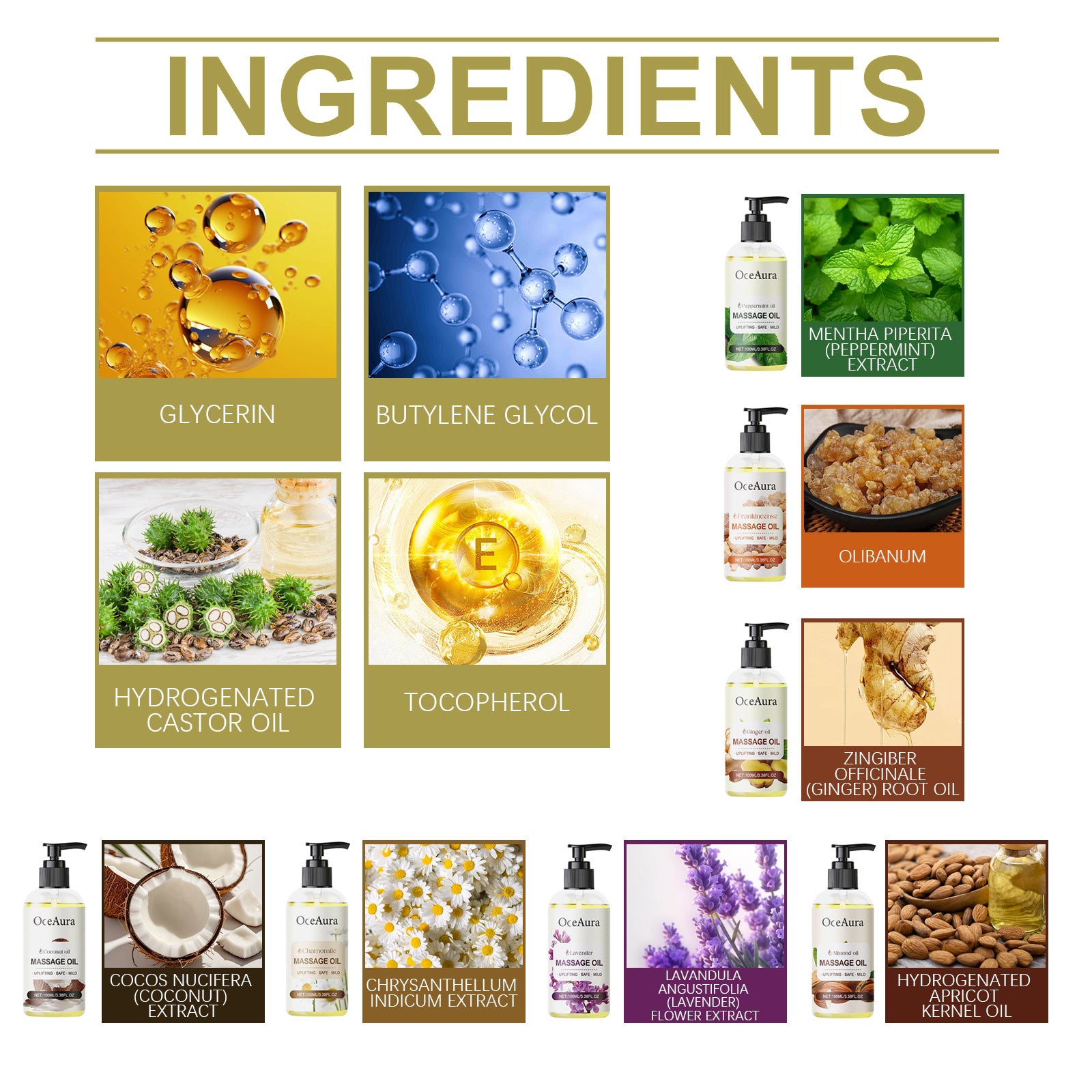 OceAura Almond Body Essential Oil