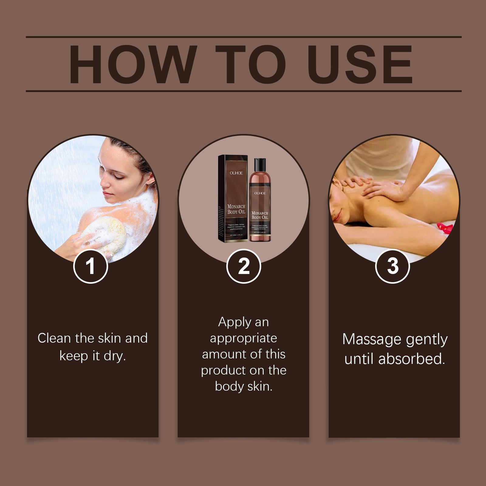 OUHOE Body Moisturizing Oil, Hydrating And Moisturizing Body Care